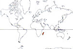 Carte de repartition des Didiereaceae