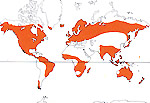 Carte de repartition des Droseraceae