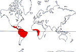 Carte de repartition des Humiriaceae