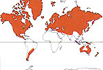 Carte de repartition des Polygonaceae