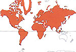 Carte de repartition des Salicaceae