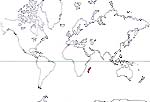 Carte de repartition des Sarcolaenaceae